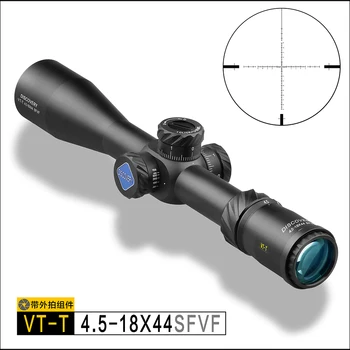 DISCOVERY Hunting Riflescope VT-T 4.5-18X44SFVF FFP With Rangefinder Reticl Special Phone Mount For air guns 
DISCOVERY Hunting Riflescope VT-T 4.5-18X44SFVF FFP With Rangefinder Reticl Special Phone Mount For air guns