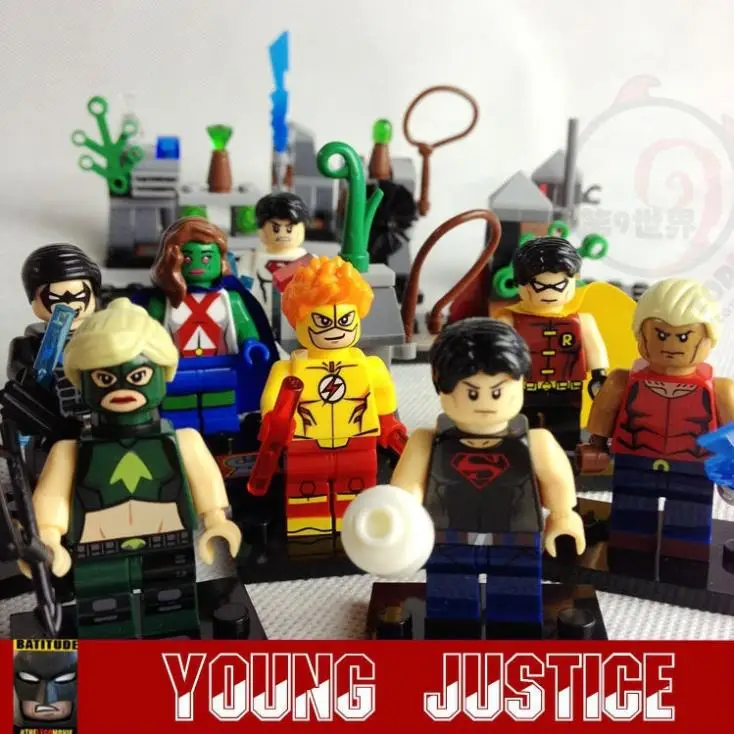 8pcs Young Justice Avengers SY250 Figures Building Brick Blocks Kids Toy Legoings
8pcs Young Justice Avengers SY250 Figures Building Brick Blocks Kids Toy Legoings