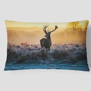 Nordic Decor Scandinavian Deer Cushion Forest Lanscape Eucalyptus Tree Fog Elk Antler Plush Pillow Headrest Bedding Set 30x50cm
Nordic Decor Scandinavian Deer Cushion Forest Lanscape Eucalyptus Tree Fog Elk Antler Plush Pillow Headrest Bedding Set 30x50cm