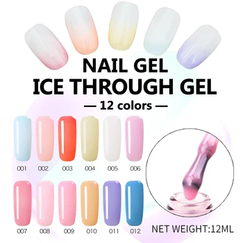 CoKEKOU 12ml ice through gel nude color UV led Paint Gel Lacquer Soak Off LED Long Lasting Pure Colors Design Nail Gel Varnish
CoKEKOU 12ml ice through gel nude color UV led Paint Gel Lacquer Soak Off LED Long Lasting Pure Colors Design Nail Gel Varnish