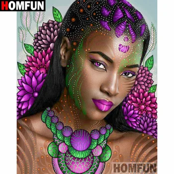 HOMFUN Full Square/Round Drill 5D DIY Diamond Painting "African beauty" 3D Diamond Embroidery Cross Stitch Home Decor A20109
HOMFUN Full Square/Round Drill 5D DIY Diamond Painting "African beauty" 3D Diamond Embroidery Cross Stitch Home Decor A20109