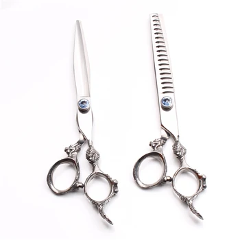 C9107 7" 440C Customize Logo Hair Cutting Shears Thinning Shears Hairdresser's Scissors Professional Hair Scissors Dropshipping
C9107 7" 440C Customize Logo Hair Cutting Shears Thinning Shears Hairdresser's Scissors Professional Hair Scissors Dropshipping