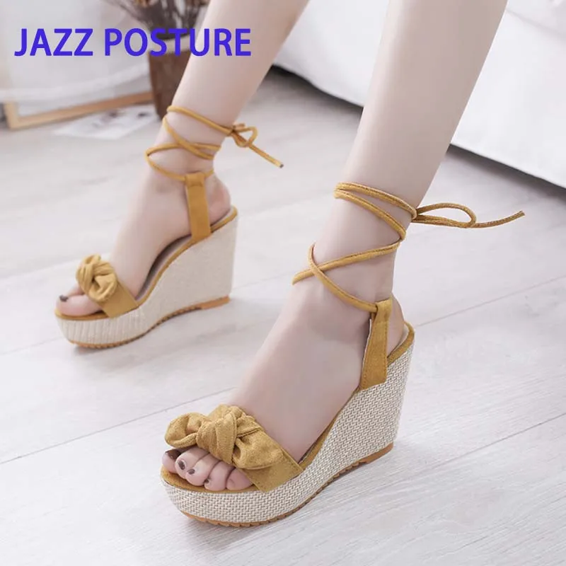 Summer new women's shoes toe platform flat bottom comfortable non-slip shoes bow sandals feet bare straps high heels beige y286
Summer new women's shoes toe platform flat bottom comfortable non-slip shoes bow sandals feet bare straps high heels beige y286