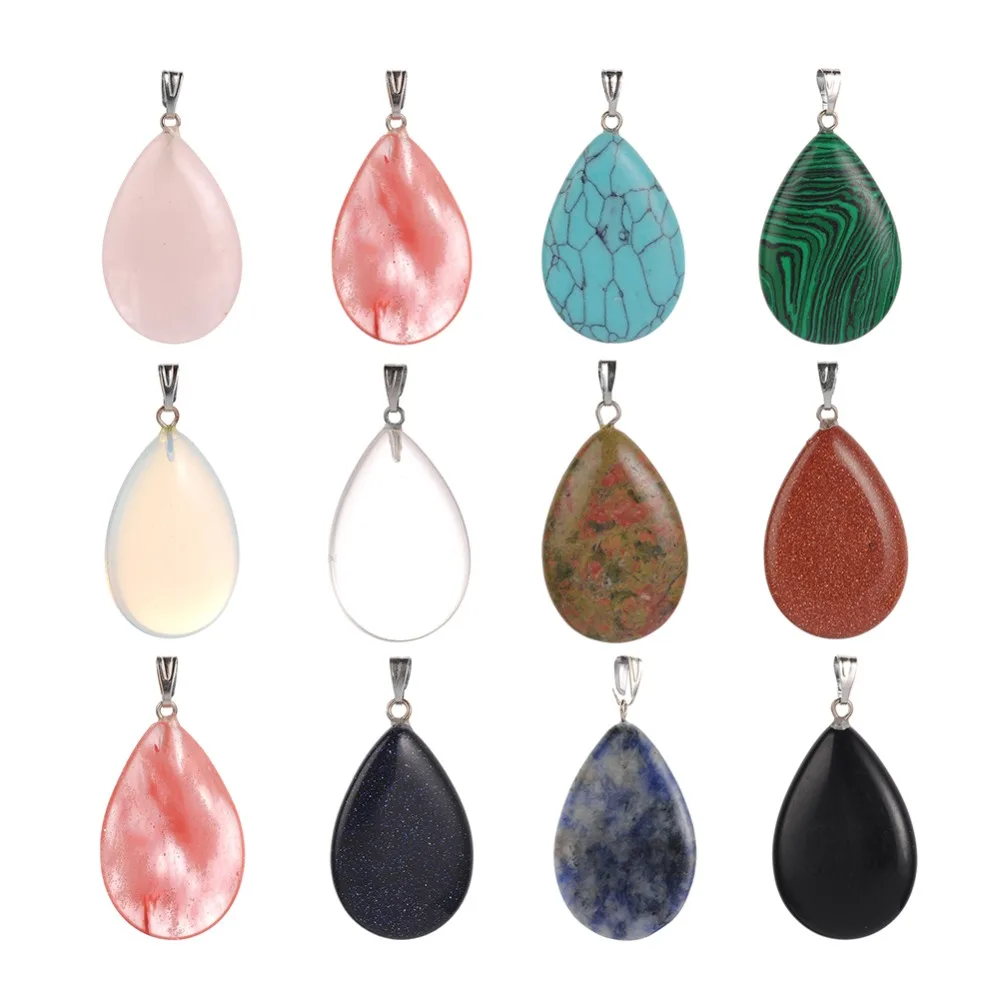 Wholesale Assorted Mixed Color Unakite Sodalite Natural Stone Pink Quartz Charms Pendants Water Drop for Jewelry Making Necklace
Wholesale Assorted Mixed Color Unakite Sodalite Natural Stone Pink Quartz Charms Pendants Water Drop for Jewelry Making Necklace