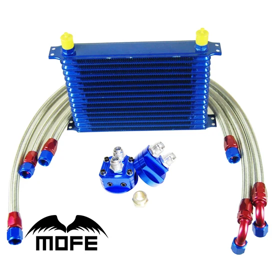 SPECIAL OFFER MOFE Aluminum 15 Row AN10 Engine Oil Cooler Kit With Oil Filter Relocation Kit
SPECIAL OFFER MOFE Aluminum 15 Row AN10 Engine Oil Cooler Kit With Oil Filter Relocation Kit