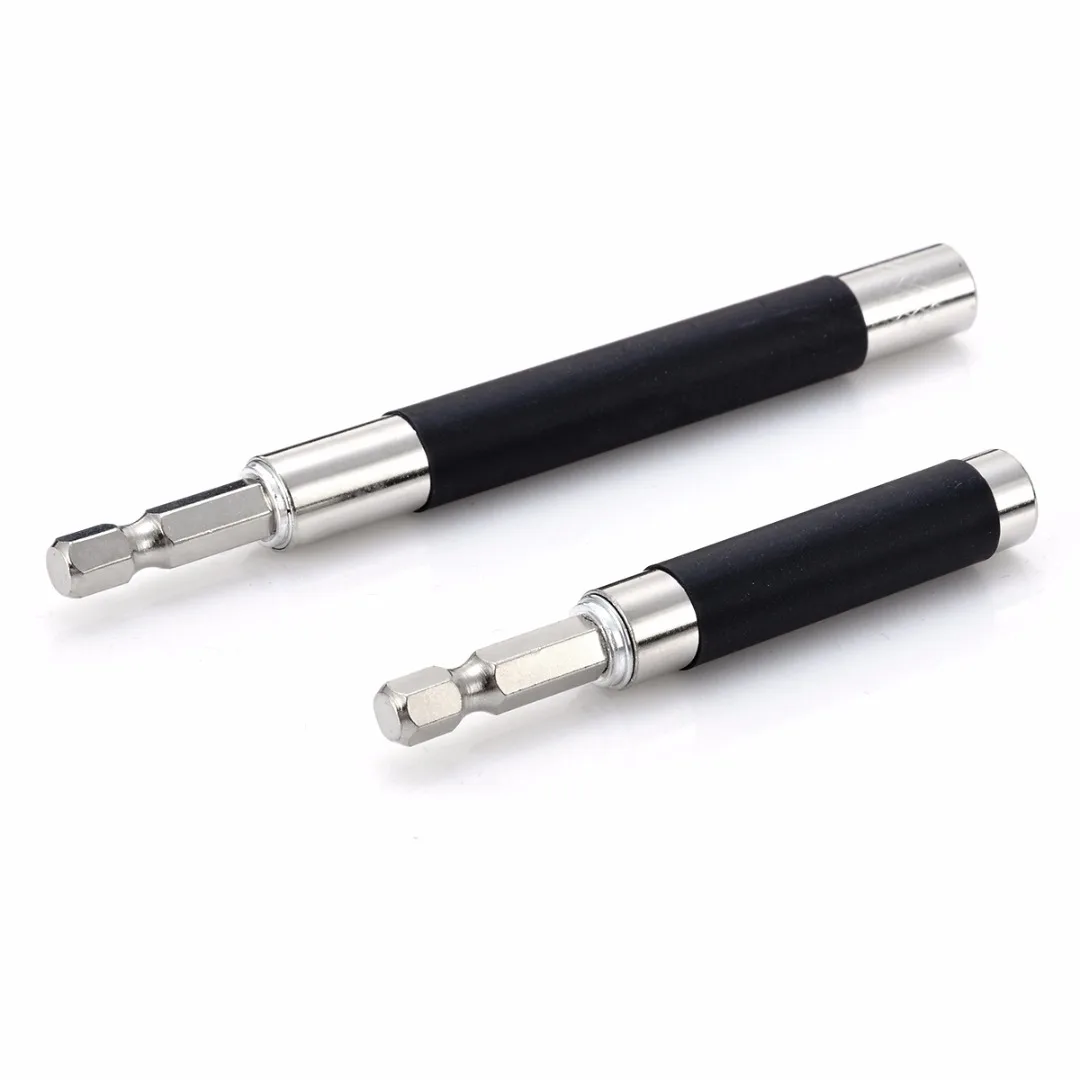 2pcs Hex Magnetic Drill Bit Holder Extension Screw Socket Impact Driver Adapter Mayitr For Hand Tools