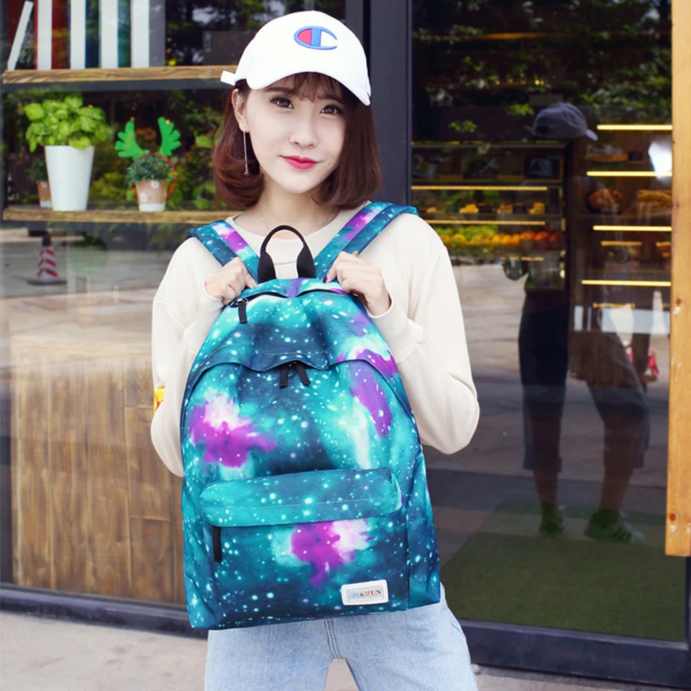 Backpack Goddess Series Leisure Canvas Backpack Travel Bag Fashion Light Student Bag Starry Print Pattern
Backpack Goddess Series Leisure Canvas Backpack Travel Bag Fashion Light Student Bag Starry Print Pattern