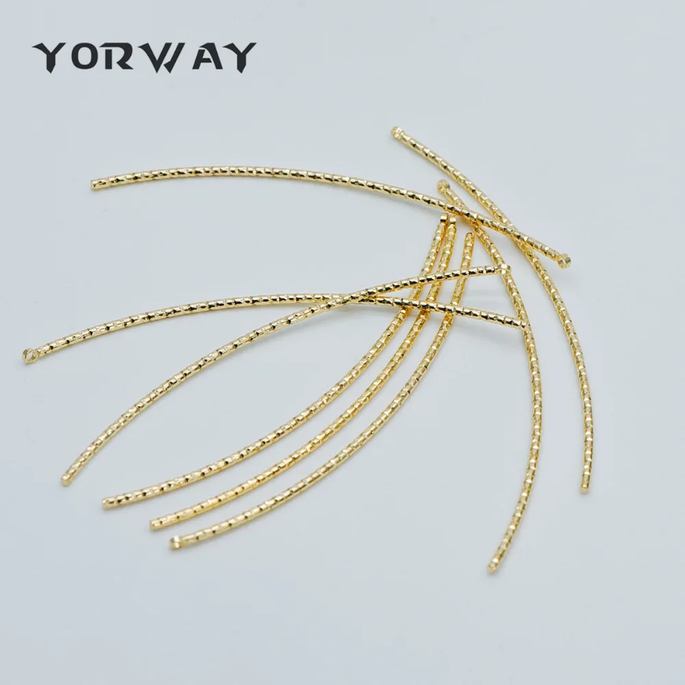 10pcs Gold Curved Stick Charms 67mm, Gold Plated Brass Bar Pendants, Lead Nickel Free (GB-429)
10pcs Gold Curved Stick Charms 67mm, Gold Plated Brass Bar Pendants, Lead Nickel Free (GB-429)