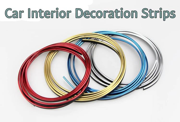 5M/lot Car-Styling Universal DIY Cold Line Flexible Interior Decoration Moulding Trims Strips Car Styling Sticker Accessories
5M/lot Car-Styling Universal DIY Cold Line Flexible Interior Decoration Moulding Trims Strips Car Styling Sticker Accessories