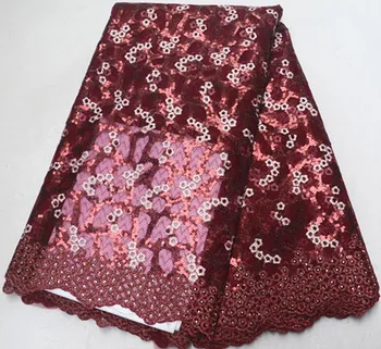 White african french lace fabric with sequins african lace fabric 2019 high quality nigerian lace fabrics for dress PS-Q117
White african french lace fabric with sequins african lace fabric 2019 high quality nigerian lace fabrics for dress PS-Q117