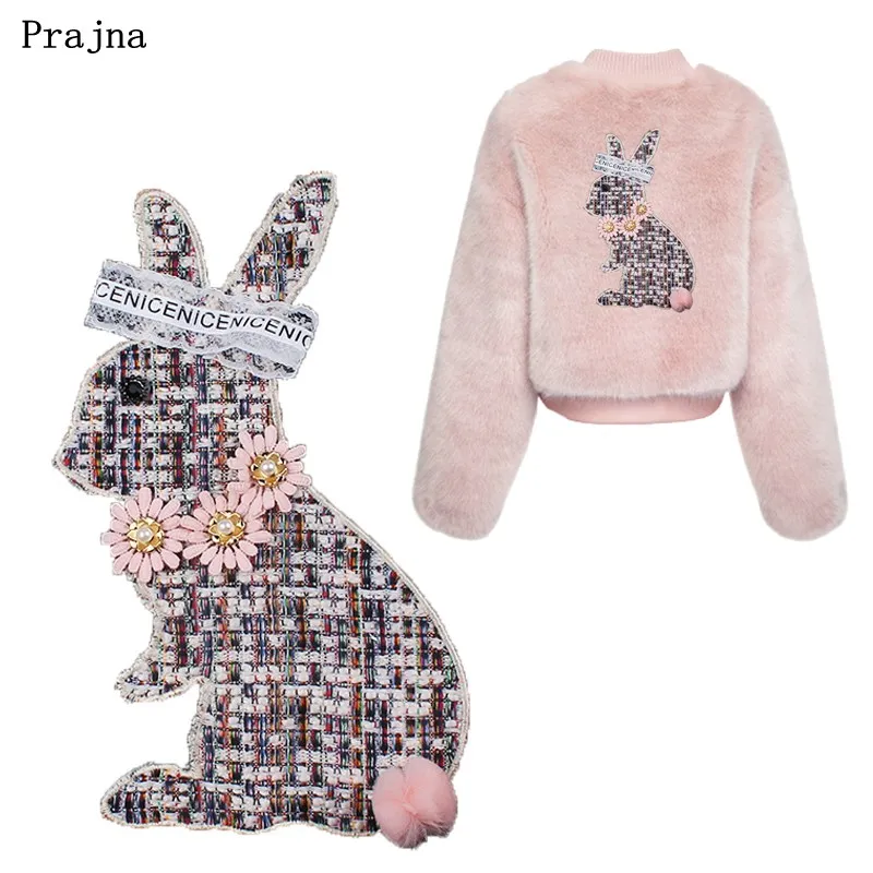 Prajna Lace Rabbit Sweater Patches Sun Flower Sew On Appliques For Clothing Jacket Accessory 3D Beaded Patch Woman T-shirt Decal
Prajna Lace Rabbit Sweater Patches Sun Flower Sew On Appliques For Clothing Jacket Accessory 3D Beaded Patch Woman T-shirt Decal
