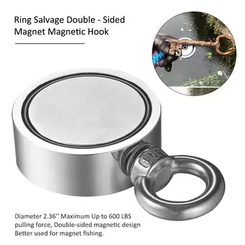Strong Double - Sided Magnetic Ring Strong Magnetic Ring Salvage Double - Sided Magnet Magnetic Hook Dual Side Fishing Magnets
Strong Double - Sided Magnetic Ring Strong Magnetic Ring Salvage Double - Sided Magnet Magnetic Hook Dual Side Fishing Magnets