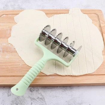 Pie Pizza Cookie Cutter Pastry Plastic Baking Tools Bakeware Embossing Dough Roller Noodle Lattice Cutter Craft Roller Cut
Pie Pizza Cookie Cutter Pastry Plastic Baking Tools Bakeware Embossing Dough Roller Noodle Lattice Cutter Craft Roller Cut