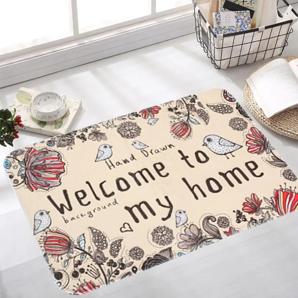 Letter Print Floor Mat Lovely Cat Tableware Letters Anti-slip Doormat Rug Carpet Mat Home Floor Decor 40cm x 60cm
Letter Print Floor Mat Lovely Cat Tableware Letters Anti-slip Doormat Rug Carpet Mat Home Floor Decor 40cm x 60cm