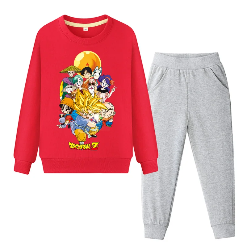 2019 Children Cartoon Dragon Ball Tracksuit Boys Girls Goku Clothing Sets Kids Sweatshirt Suit Baby Pant 2PCS Hoodies Set DY039
2019 Children Cartoon Dragon Ball Tracksuit Boys Girls Goku Clothing Sets Kids Sweatshirt Suit Baby Pant 2PCS Hoodies Set DY039