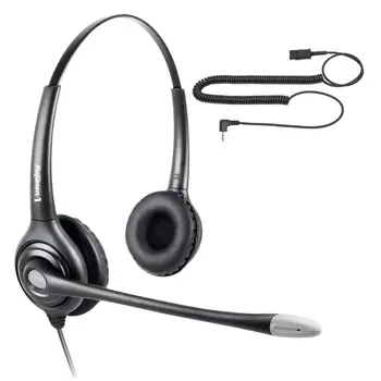 2.5mm plug Headset and Quick Disconnect Cord for Cisco Linksys Spa Polycom Grandstream Zultys Gigaset and Cordless Dect Phones
2.5mm plug Headset and Quick Disconnect Cord for Cisco Linksys Spa Polycom Grandstream Zultys Gigaset and Cordless Dect Phones