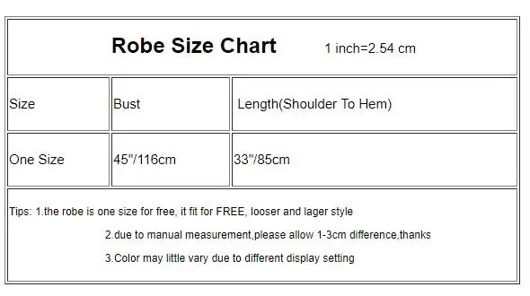 Lake Pajamas Size Chart