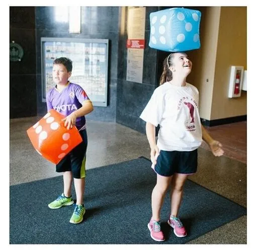 Kids Inflatable Party Large Dice Play Cube PVC Balloons Popular Toys for Children 30*30CM
Kids Inflatable Party Large Dice Play Cube PVC Balloons Popular Toys for Children 30*30CM