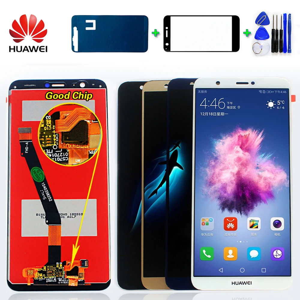 Huawei P smart 5.65 inch LCD display Touch Screen Digitizer Frame Assembly For Huawei Enjoy 7S Black 2160*1080 with Free Tools
Huawei P smart 5.65 inch LCD display Touch Screen Digitizer Frame Assembly For Huawei Enjoy 7S Black 2160*1080 with Free Tools
