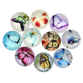 New Fashion 10pcs 25mm Mixed Butterfly Handmade Cabochons Glass DIY Embellishment For Crafts Jewelry Making
New Fashion 10pcs 25mm Mixed Butterfly Handmade Cabochons Glass DIY Embellishment For Crafts Jewelry Making