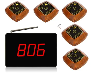 Free shipping! Wireless waiter calling system, 2 keys wood color pager transmitter: cancel, bill, table screen display receiver
Free shipping! Wireless waiter calling system, 2 keys wood color pager transmitter: cancel, bill, table screen display receiver