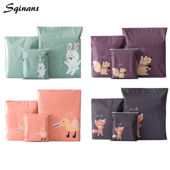 Sqinans Cute Korean Waterproof Travel Storage Bag Zip Lock Plastic Bags Cartoon Travel Shoe Bags Storage Clothes Organizer
Sqinans Cute Korean Waterproof Travel Storage Bag Zip Lock Plastic Bags Cartoon Travel Shoe Bags Storage Clothes Organizer