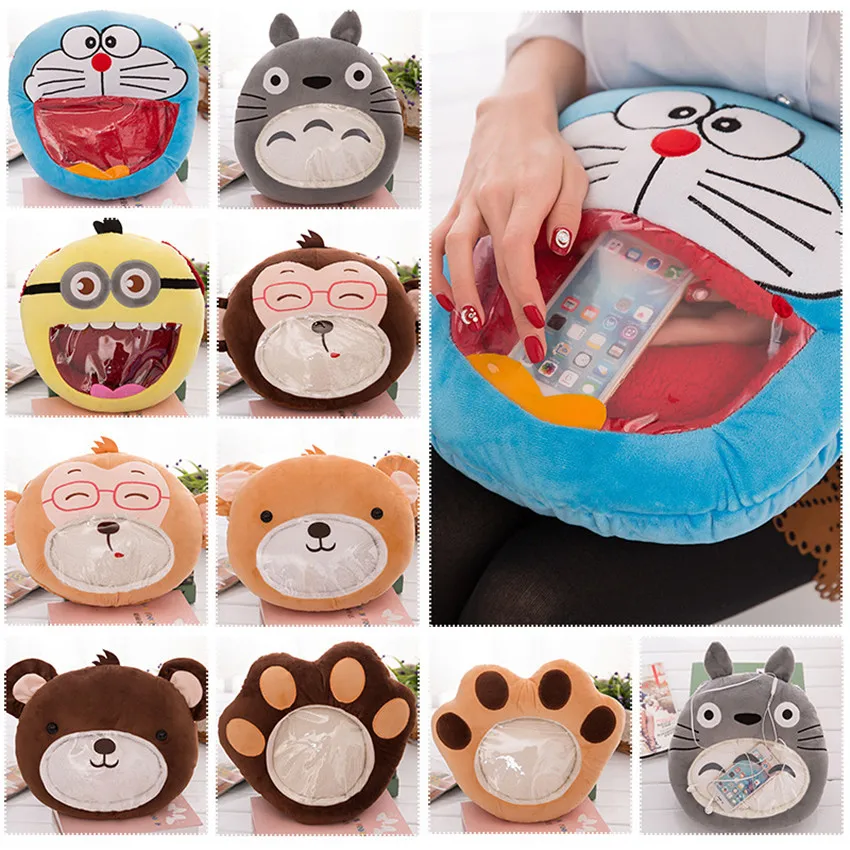 35cm Cute New Style Animal Hand Warm Pillow Creative Gifts Toys For Kids Plush Doll Toys Stuffed Plush Visible Phone Cushion
35cm Cute New Style Animal Hand Warm Pillow Creative Gifts Toys For Kids Plush Doll Toys Stuffed Plush Visible Phone Cushion