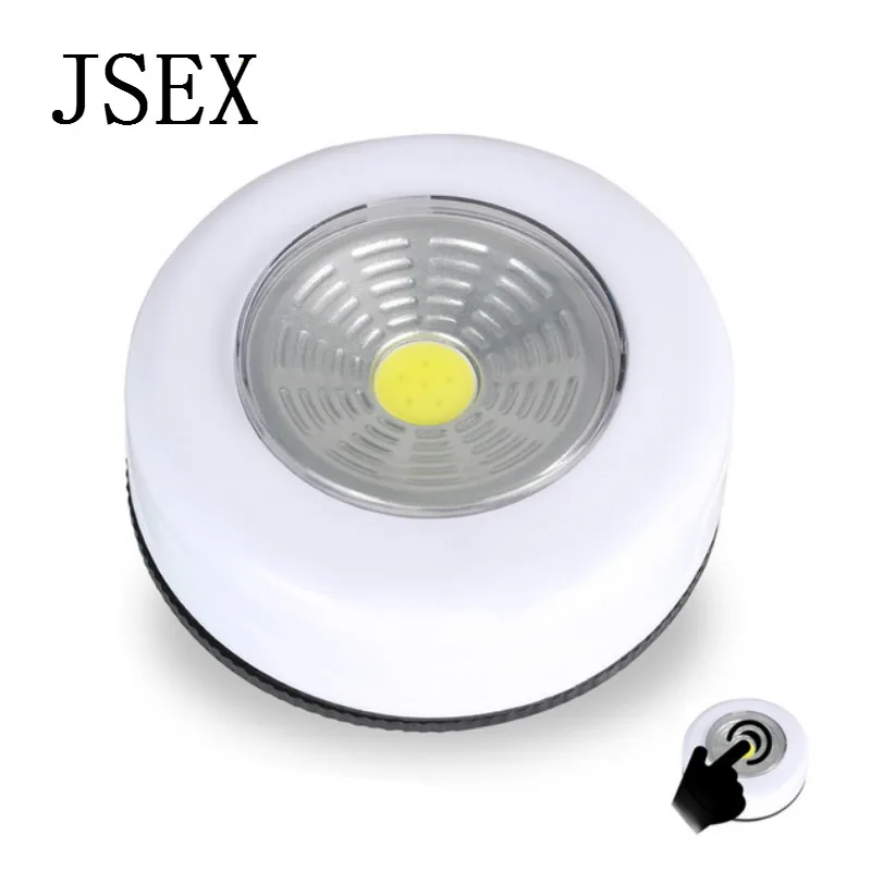 JSEX 1pcs Touch lamp 3W battery powered COB LED cordless tap wardrobe kitchen cabinet cabinet push tap home stick wick @3
JSEX 1pcs Touch lamp 3W battery powered COB LED cordless tap wardrobe kitchen cabinet cabinet push tap home stick wick @3