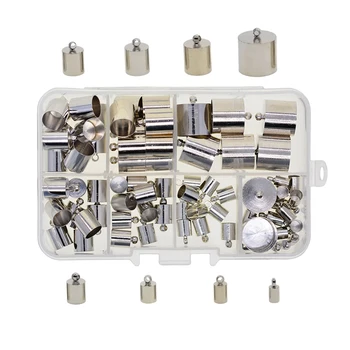 1 Set/ Box Assorted Size 3-13.5mm End Tassel Cap Bead Stoppers Crimp End Caps for DIY Jewelry Making Sliver
1 Set/ Box Assorted Size 3-13.5mm End Tassel Cap Bead Stoppers Crimp End Caps for DIY Jewelry Making Sliver