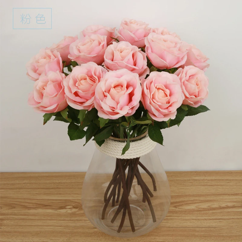 1pcs Artificial Flower Faux Rose Bouquet Silk Flower Handmade Wedding Party Home Decoration
1pcs Artificial Flower Faux Rose Bouquet Silk Flower Handmade Wedding Party Home Decoration