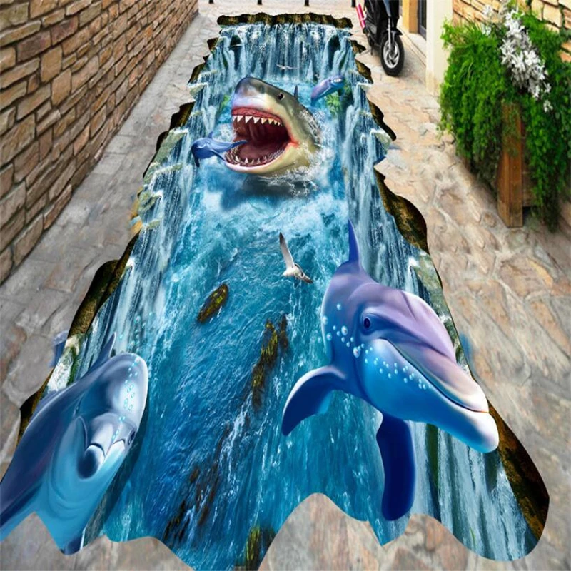 3D стерео картина на полу, водопад, Акула, дельфины, для гостиной, спальни, ванной
3D стерео картина на полу, водопад, Акула, дельфины, для гостиной, спальни, ванной
