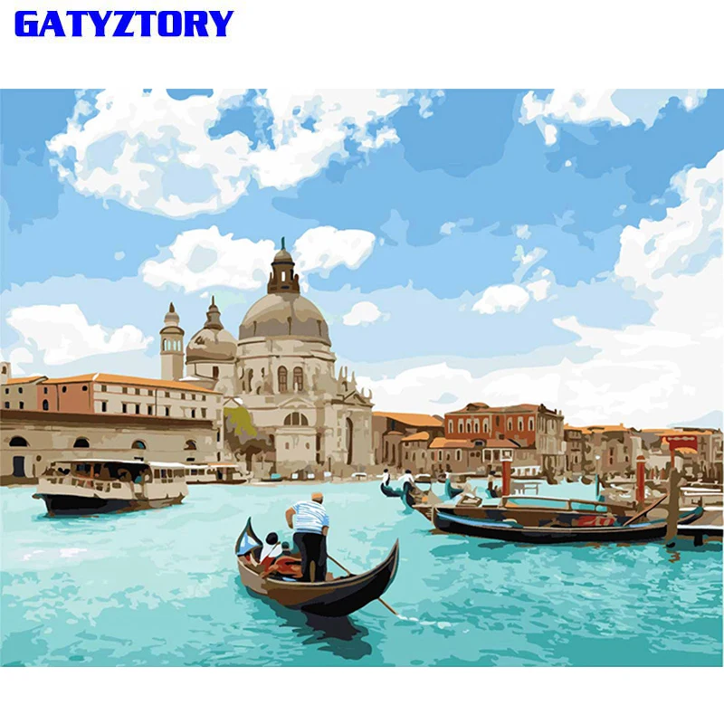GATYZTORY Frameless Water Venice DIY Painting By Numbers Landscape Hand Painted Paint By Numbers Unique Gift For Home Decor Drop
GATYZTORY Frameless Water Venice DIY Painting By Numbers Landscape Hand Painted Paint By Numbers Unique Gift For Home Decor Drop