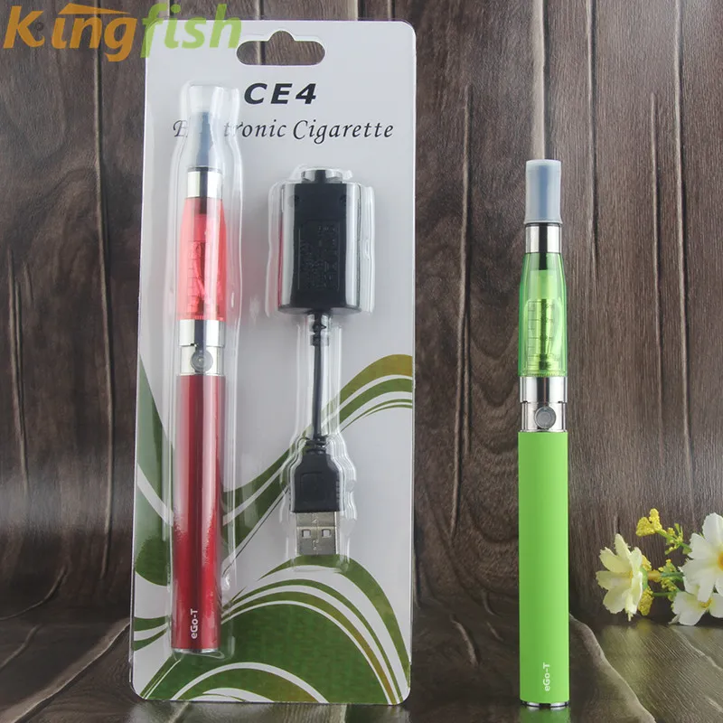 EGO T Ce4 Blister Atomizer Vape E Liquid Electronic Cigarette Kit E-cigarettes Hookah 1.6ml Electronic Cigarette usb charger pen