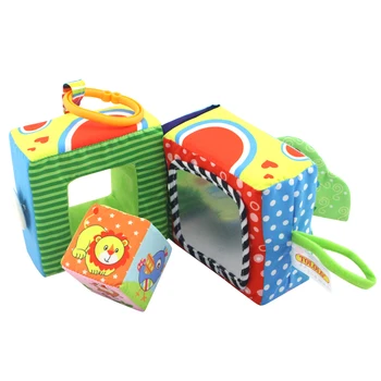 Infant Baby Cloth Building Blocks Soft Rattle Squishy Sound early Educational Toys Baby Soft Blocks Cube Squishy for Children
Infant Baby Cloth Building Blocks Soft Rattle Squishy Sound early Educational Toys Baby Soft Blocks Cube Squishy for Children