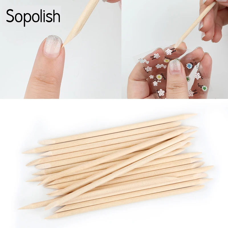 Sopolish Cuticle Pusher Orange Sticks 100PCS/Lot Wood Nail Art Remover Set For Manicure Pusher for Nails Exfoliating Care Tools
Sopolish Cuticle Pusher Orange Sticks 100PCS/Lot Wood Nail Art Remover Set For Manicure Pusher for Nails Exfoliating Care Tools