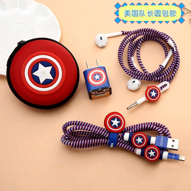 For iphone 5 6 6s 7 8 Earphone Case Cartoon USB Cable Earphone Protector Set With Cable Winder Stickers Spiral Cord Protector
For iphone 5 6 6s 7 8 Earphone Case Cartoon USB Cable Earphone Protector Set With Cable Winder Stickers Spiral Cord Protector
