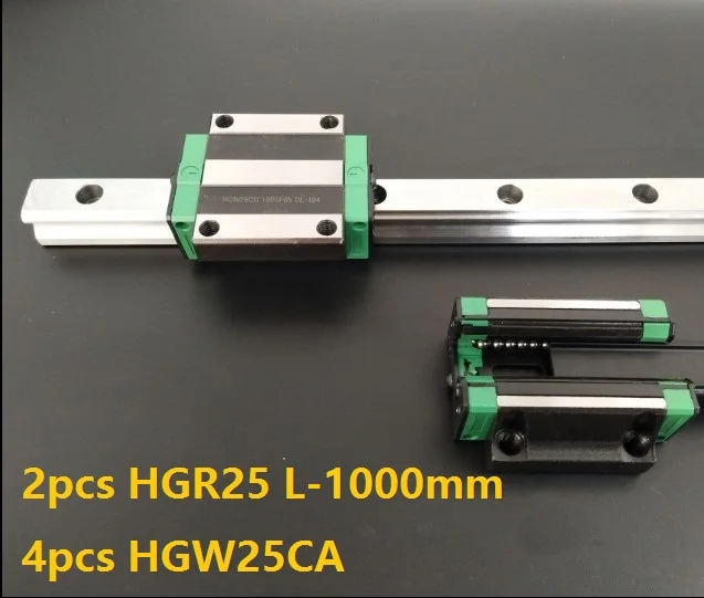 2 шт. HGR25 L-1000mm линейной направляющей/рельсы + 4 шт. HGW25CA/HGW25 линейные блоки каретки фланцевые CNC
2 шт. HGR25 L-1000mm линейной направляющей/рельсы + 4 шт. HGW25CA/HGW25 линейные блоки каретки фланцевые CNC