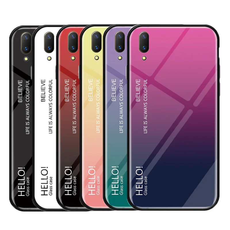 Case For Vivo V11 Case for Vivo V11Pro Fashion Luxury Tempered Glass Silicone Frame Hard Cover For Vivo V11 V11 Pro 6.41inch
Case For Vivo V11 Case for Vivo V11Pro Fashion Luxury Tempered Glass Silicone Frame Hard Cover For Vivo V11 V11 Pro 6.41inch