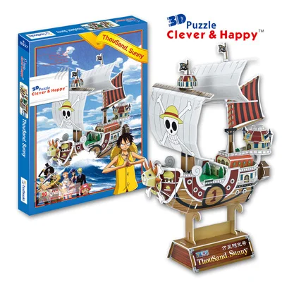 Candice guo 3D puzzle DIY toy paper building model kid assemble anime One Piece cartoon going merry thousand sunny boat ship 1pc
Candice guo 3D puzzle DIY toy paper building model kid assemble anime One Piece cartoon going merry thousand sunny boat ship 1pc