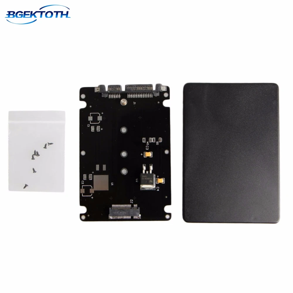 New B+M Key Socket 2 M.2 NGFF (SATA) SSD to 2.5 SATA Adapter Card with Case New Feb5
New B+M Key Socket 2 M.2 NGFF (SATA) SSD to 2.5 SATA Adapter Card with Case New Feb5