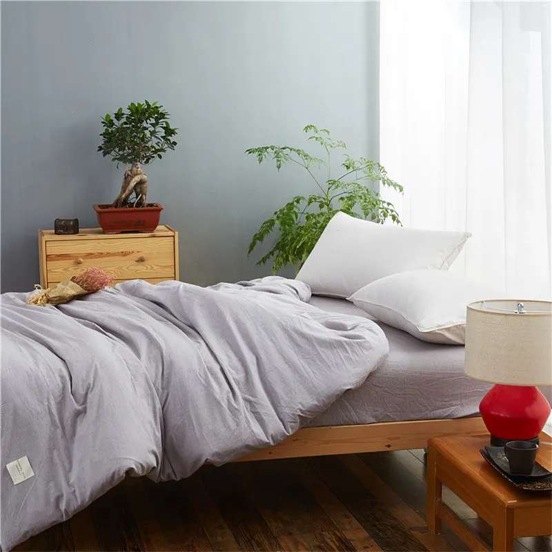 European Gray Solid Color Quilt Cover Bedding Cotton Duvet Cover Comfortable 1Pcs Quilt Cover Single Single Bed Double Bed Satin
European Gray Solid Color Quilt Cover Bedding Cotton Duvet Cover Comfortable 1Pcs Quilt Cover Single Single Bed Double Bed Satin