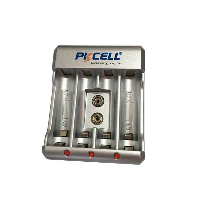 PKCELL 9V 6F22 6LR61 ER9V Rechargeable battery Charger Charge for 1 to 2pcs aa aaa NIMH Or NICD Batteries with LED Light Shows
PKCELL 9V 6F22 6LR61 ER9V Rechargeable battery Charger Charge for 1 to 2pcs aa aaa NIMH Or NICD Batteries with LED Light Shows