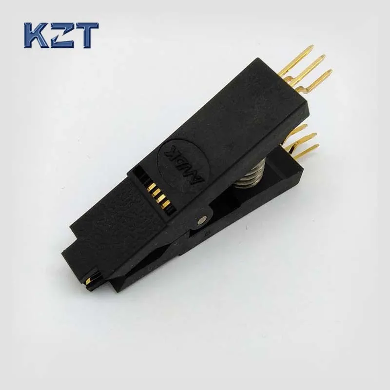 BIOS SOP8 SOIC8 Bent Original Test Clip Pin Pitch 1.27mm For EPROM Programming Clip Suitable for Dupont Line
BIOS SOP8 SOIC8 Bent Original Test Clip Pin Pitch 1.27mm For EPROM Programming Clip Suitable for Dupont Line