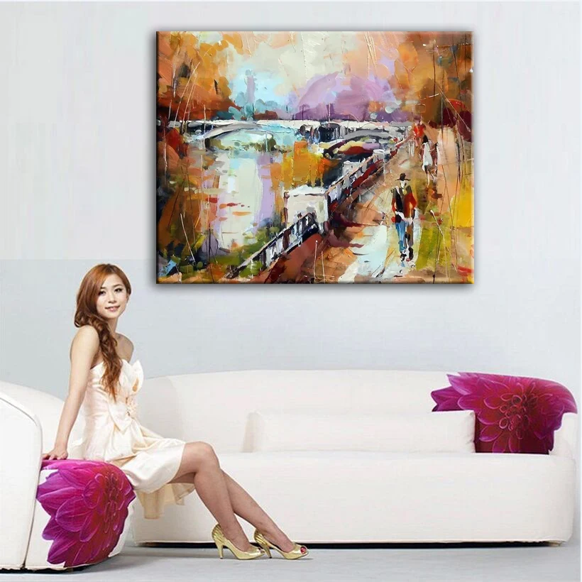 Home decor oil painting hand painted high quality landscape knife painting pictures DM1609329
Home decor oil painting hand painted high quality landscape knife painting pictures DM1609329