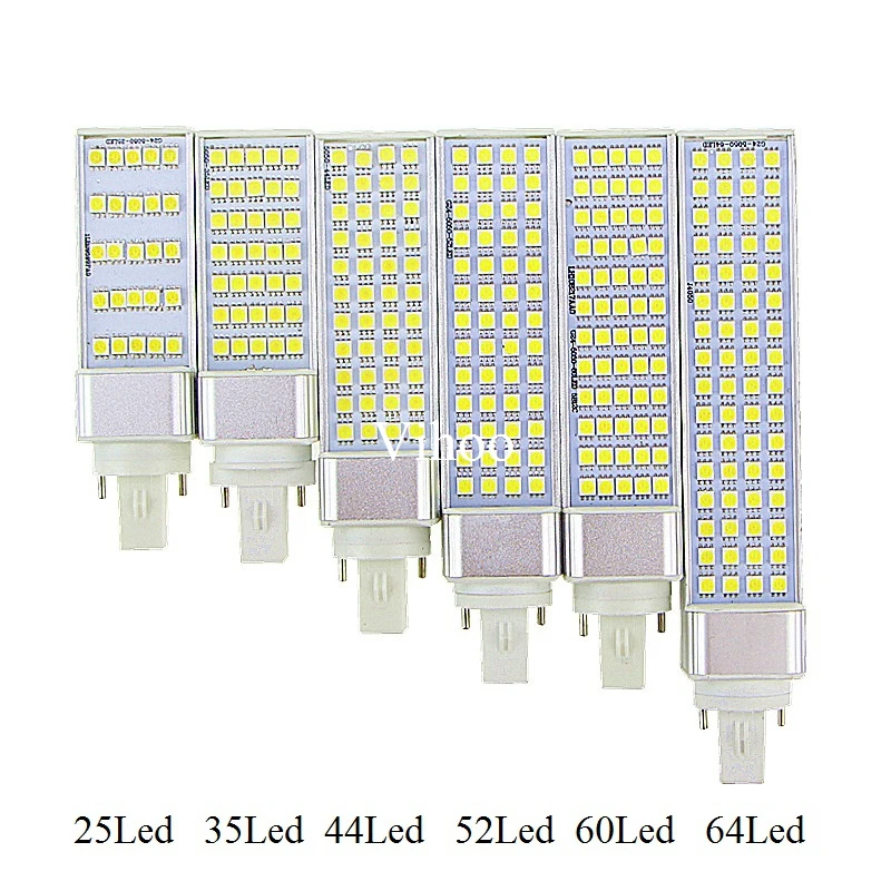 

Lampada 5W 7W 9W 11W 13W 14W G23 E27 G24 LED Corn Bulb Lamp 5050SMD Spotlight 180 Degree 85-265V Horizontal Plug Light lighting