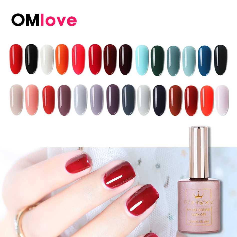 OMlove 12ML 42 Colors Gel Nail All For Manicure Varnish Semi Permanent LED UV Gel Top Coat And Base Coat Soak Off Gel Polish
OMlove 12ML 42 Colors Gel Nail All For Manicure Varnish Semi Permanent LED UV Gel Top Coat And Base Coat Soak Off Gel Polish