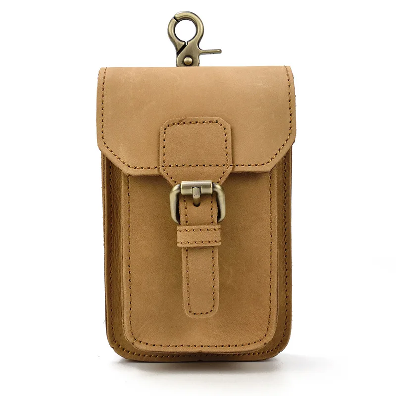 Luufan Casual Men Leather Waist Bag For Mobile Phone Cigarette Cowhide Belt Waist Pouch Mini Fashion Bags Crazy Horse Leather
Luufan Casual Men Leather Waist Bag For Mobile Phone Cigarette Cowhide Belt Waist Pouch Mini Fashion Bags Crazy Horse Leather
