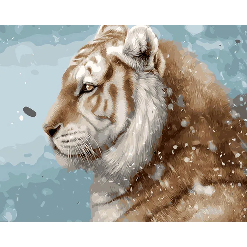 The Snow Tiger Hand Made Paint High Quality Canvas Beautiful Painting By Numbers Surprise Gift Great Accomplishment
The Snow Tiger Hand Made Paint High Quality Canvas Beautiful Painting By Numbers Surprise Gift Great Accomplishment