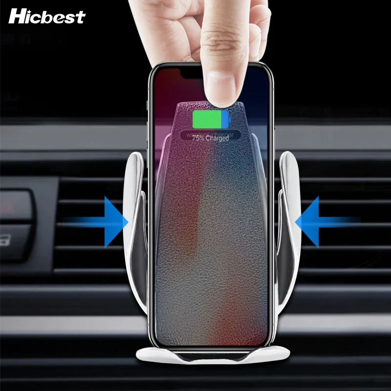 Automatic Clamping Car Wireless Charger 10W Qi Fast Charger Air Vent Phone Holder Stand for iPhone XS Max 8 Xiaomi MIX 2S Huawei
Automatic Clamping Car Wireless Charger 10W Qi Fast Charger Air Vent Phone Holder Stand for iPhone XS Max 8 Xiaomi MIX 2S Huawei