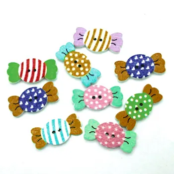 50pcs 24x11mm Mixed Candy Wooden Buttons For Clothes Crafts Sewing Scrapbooking DIY Accessories
50pcs 24x11mm Mixed Candy Wooden Buttons For Clothes Crafts Sewing Scrapbooking DIY Accessories